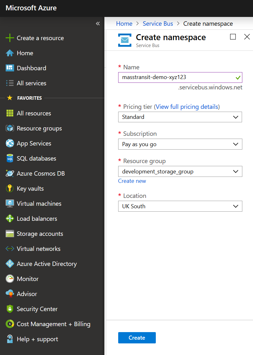 azure-service-bus-create-bus